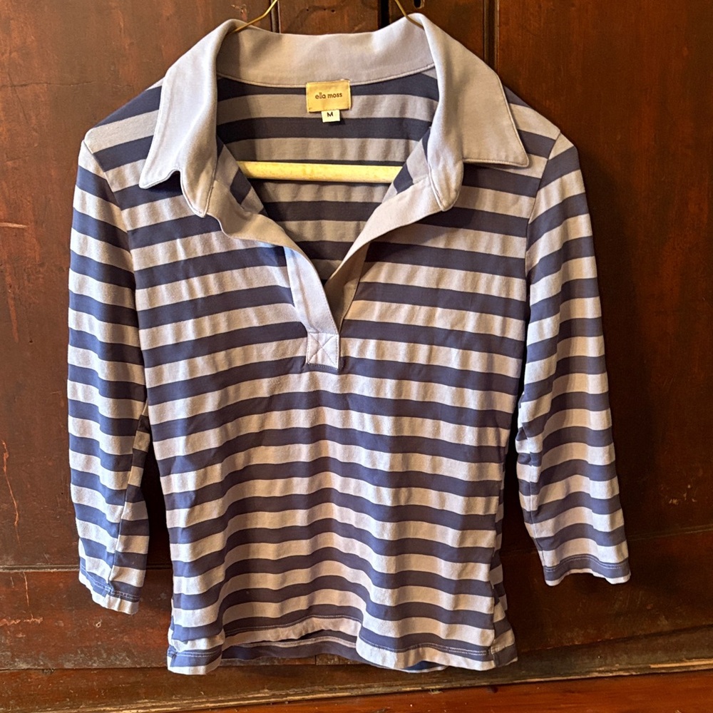 Striped polo shirt